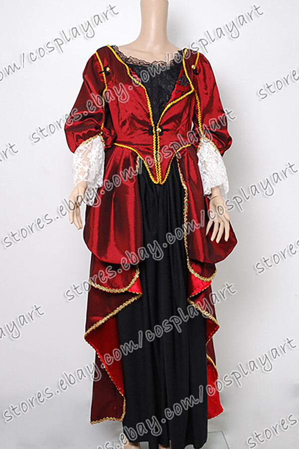 elizabeth swann red dress costume Elizabeth Swann Red Dress Costume