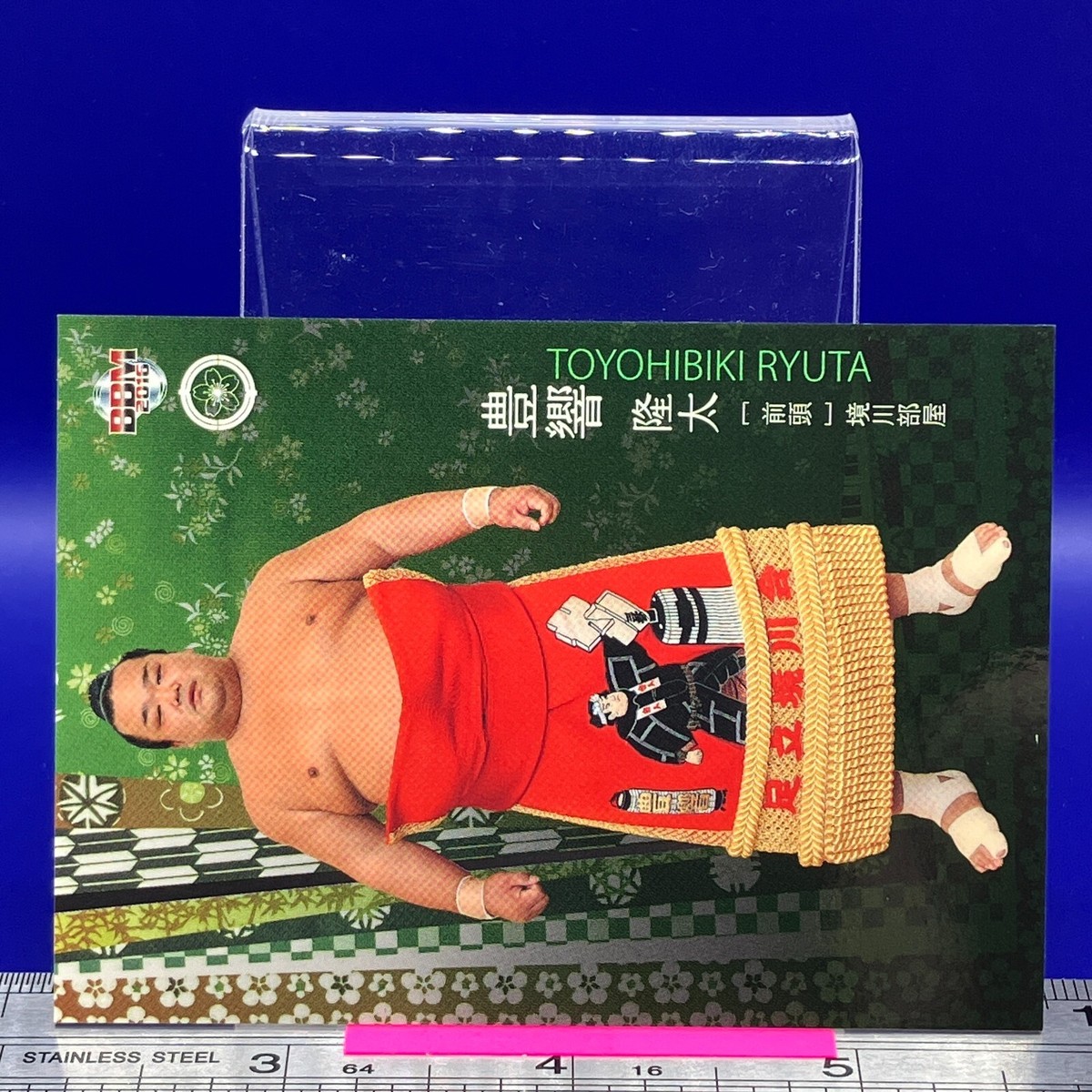 Toyohibiki Ryuta Sumo Wrestler Trading Card BBM 2016 Rikishi TCG