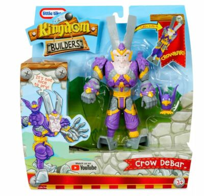 #ad #ad LITTLE TIKES KINGDOM BUILDERS CROW DEBAR TRANSFORMS INTO CROWBAR NEW $22.45
