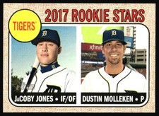 2017 Topps Heritage Dustin Molleken / Jacoby Jones #165