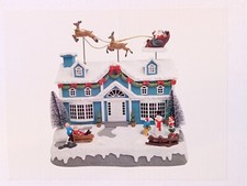 Giostra Natalizia Luminosa E Movimento Con Musica Renne