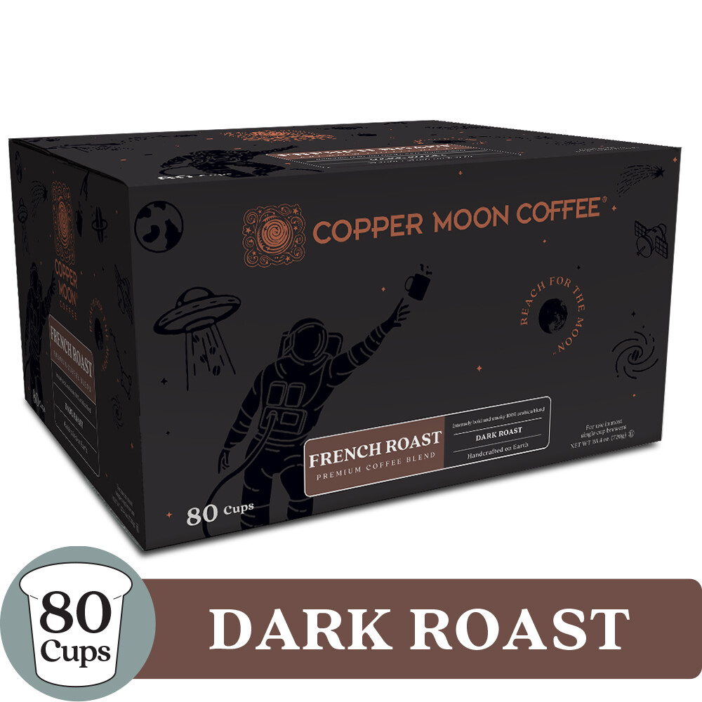 COPPER MOON COFFEE KCUP FRENCH ROAST, 80 COUNT eBay