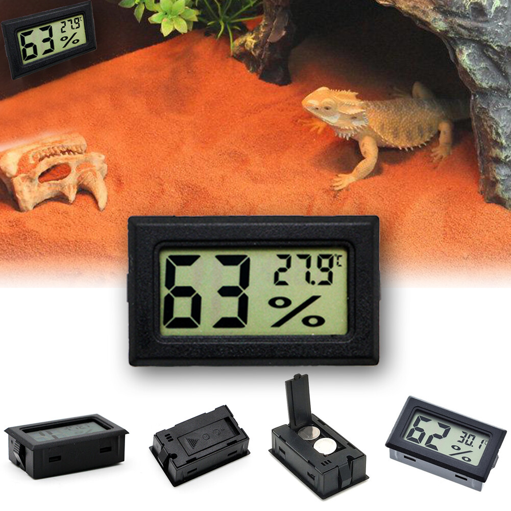 8pcs/set Indoor Outdoor Car Hygrometer Thermometer Wall Mounted Home