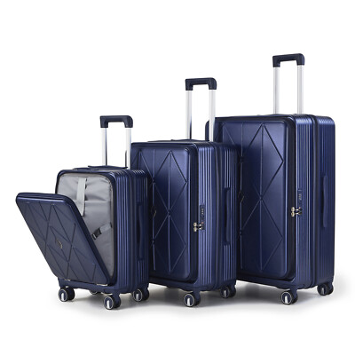 3Pcs Luggage Set Trolley Spinner 20