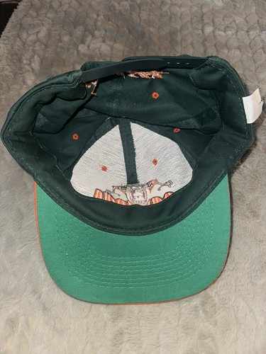 Vtg Looney Tunes Tazmanian Devil University Of Miami Um Taz Hat Snapback - 第 3/6 張圖片