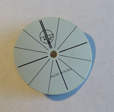 Cadran Rond Ancien Pour Montre REGA - Ancre 15 Rubis, Pièce Neuve Sans étiquette