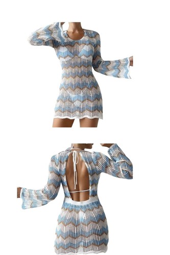 BAMBA SWIM backless Knit Dress -tag Is The Bag It Comes In | eBay