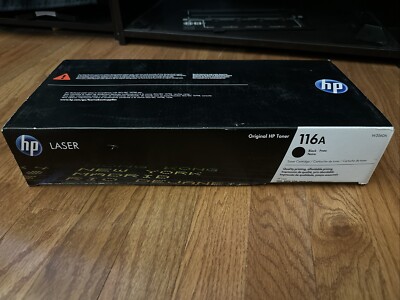 Genuine HP 116A Black Toner Cartridge | Works with HP Color Laser 150 Series, HP