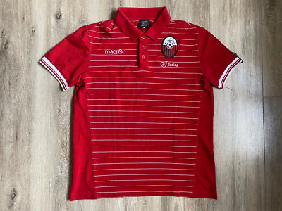 KF Shkëndija Football Shirts North Macedonia Trikot Macron Polo Soccer Größe M/L