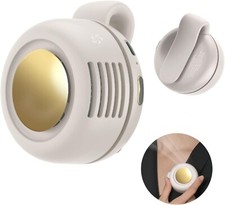 Portable Mini USB Rechargeable Clip-On Fan, 360  Rotatable, 3 Speeds white 