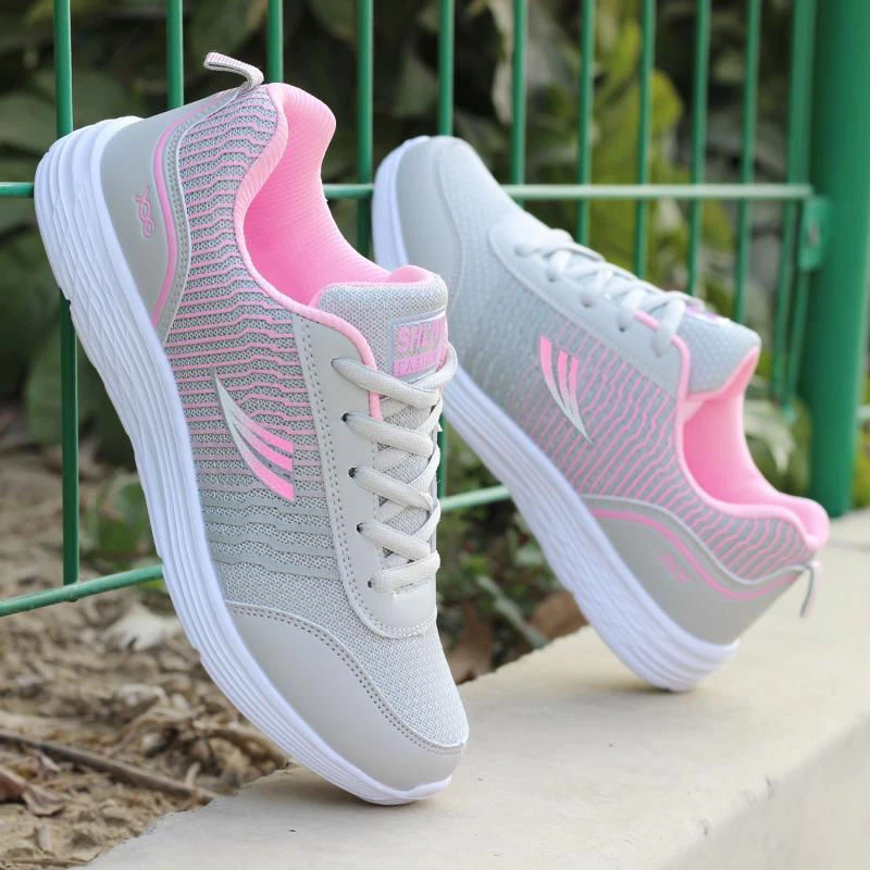 Zapatos De Deporte Para Mujer Zapatillas Deportivas Transpirables De Correr  Moda