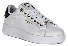 Guess 4G Peony Logo Low Top Lace Up Womens Sneakers White US 5 - 10