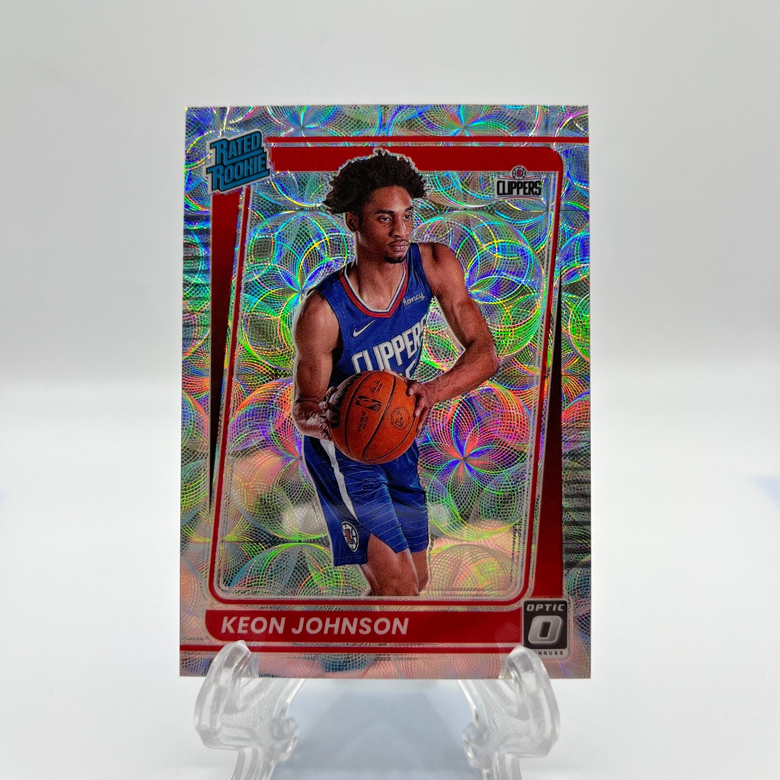 2021 Donruss Optic Rated Premium Box Set 011/249 Keon Johnson #192 Rookie RC