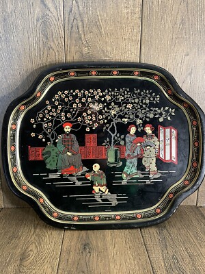 アンティーク雑貨 antique classic celluloid tray very old antique classic celluloid tray very old 美術品・アンティーク