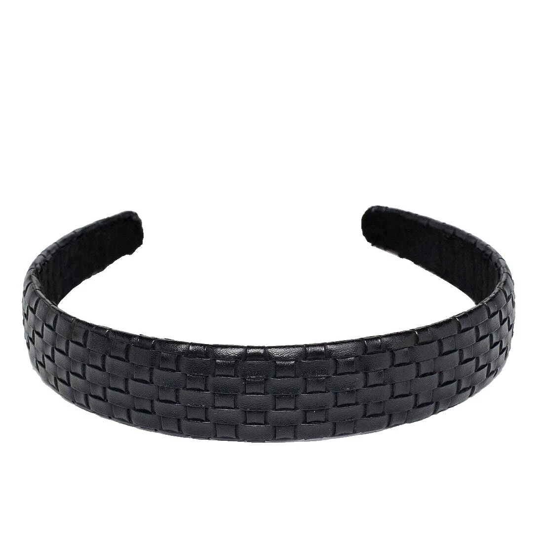 Diademas de pelo negro de piel sintética para Mujeres