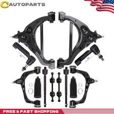 12pcs For 2015-2017 Ford F-150 Front Upper & Lower Control Arm Tie Rod Sway Bar