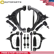 12pcs For 2015-2017 Ford F-150 Front Upper & Lower Control Arm Tie Rod Sway Bar