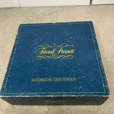 Parker Brothers Trivial Pursuit Master Game Genus Edition Boardgame