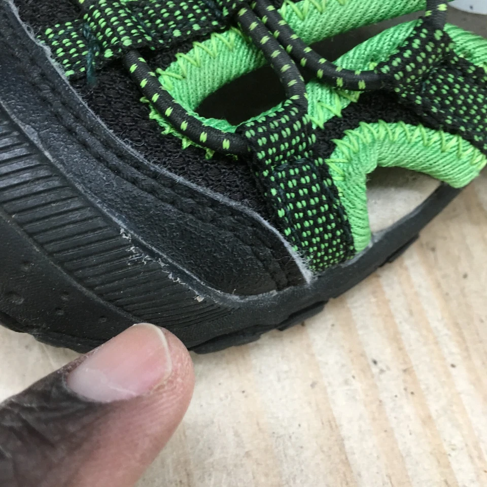 Sandalias UOVO Niño 1.5 Senderismo Atlético Playa Punta Cerrada Pescador Tela Verde Foto 3 de 4