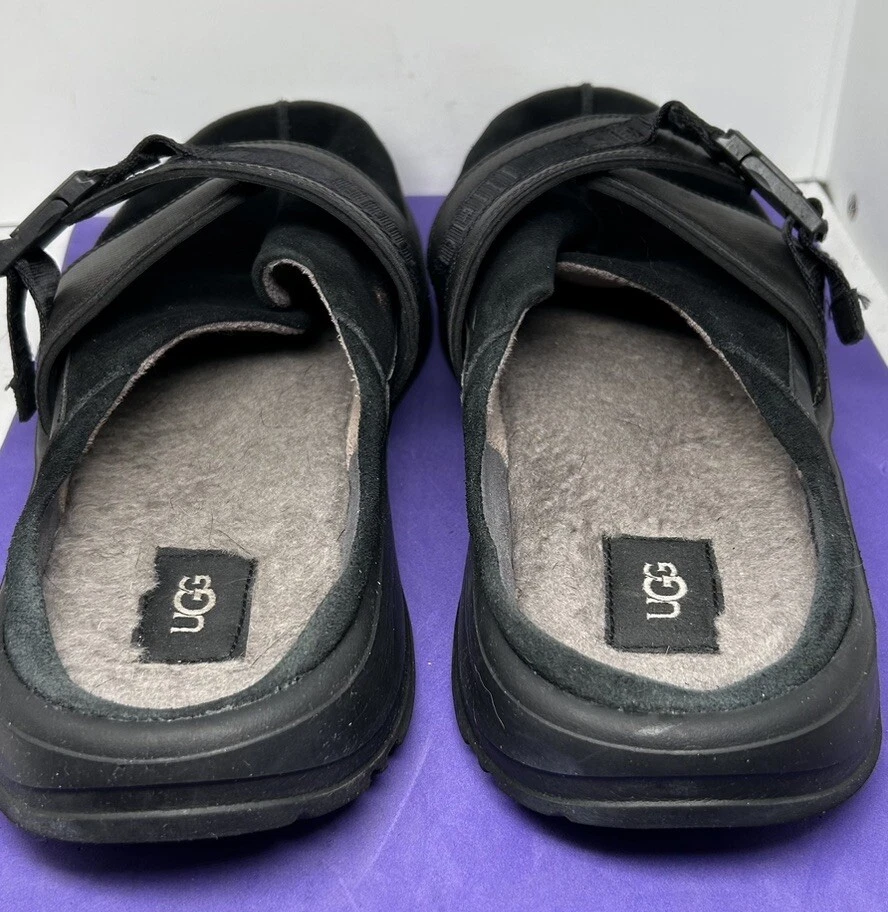 Sandalias UGG para hombre talla 15 gamuza negra Rick It Slides Foto 4 de 4