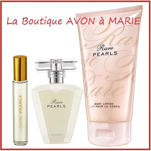 RARE PEARLS Eau de Parfum + creme corps + Vapo de Sac chez AVON neuf - Photo 1/1
