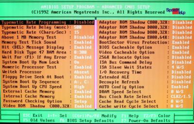 386/486 Rev E Motherboard Intel I486DX2 Motherboard+ AMI 386 BIOS Plus Chip 1992