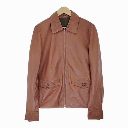 08aw Martin Margiela leather jacket 46