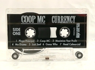 Cass) Coop MC – Currency, US OG Press, OTR-0004, Album, NM, Rare