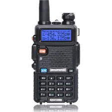 1X Baofeng UV5R VHF UHF Dual-Band Ham 5W Portable Two-way Radio Walkie Talkie US