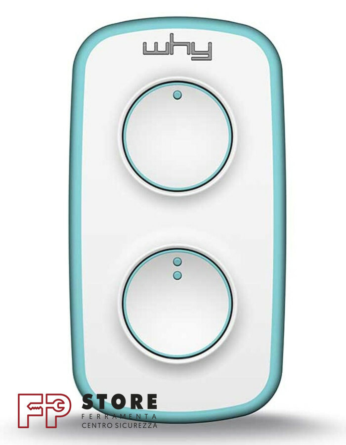 Telecomando Cancello Why Evo Mini Azzurro - Piccolo e Impossibile da Perdere