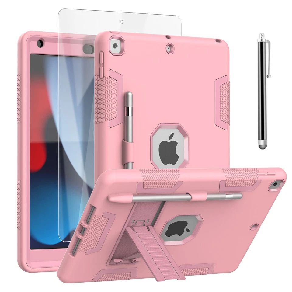For iPad 10th 9th/7th/8th 6th Generation Case Stand Heavy Duty Shockproof Cover - Image 3 of 4