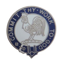 Sinclair Clan Scotland Scottish Name Pin Badge - Commit Thy Work To God