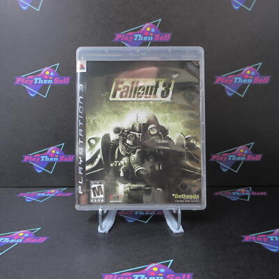 Fallout 3 PS3 PlayStation 3 - 1 Year Warranty Game & Case