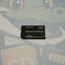 256MB SONY Memory Stick PRO Duo Card - Untested - GC715