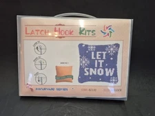 Latch Hook Kits Handmade Series BZ132 Let It Snow