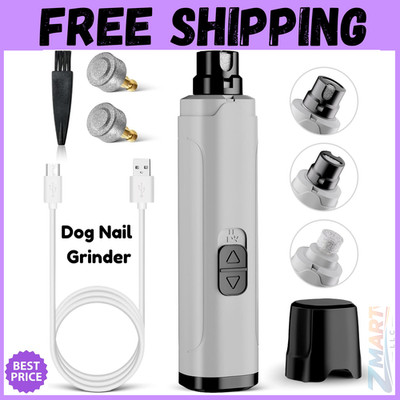 Upgraded Silent Groom Pro Nail Grinder Heusom Silent Grind Pro for Dogs Nail NEW