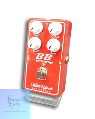 XOTIC BBPREAMP Effektpedal - Boost und Overdrive für Gitarre JP