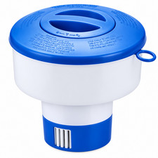 Heavy Duty 7" Pool Floating Chemical Dispenser Floater for 3" Chlorine Tablets