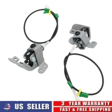 Rear LH & RH Upper Door Lock Latch w/Cable Fits 98-11 Ford Ranger Extended Cab