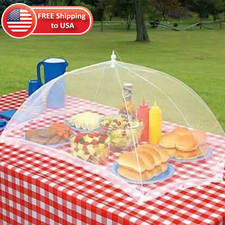 Foldable Mesh Food Cover Fly Proof Reusable Kitchen Tool Outdoor Camping Tent US