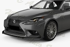 For 14-16 Lexus Is250 Is350 Base Matt Black Front Bumper Body Kit Spoiler Lip