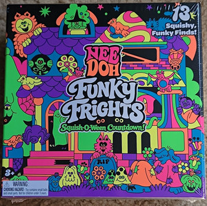 Nee Doh Funky Frights Squish-O-Ween Countdown 13 Funky Finds - Brand New !!