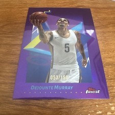 2024-25 Topps Finest Purple Refractor Dejounte Murray 053/150 #156