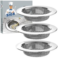 Stainless Steel Drain Filters, 3 Count