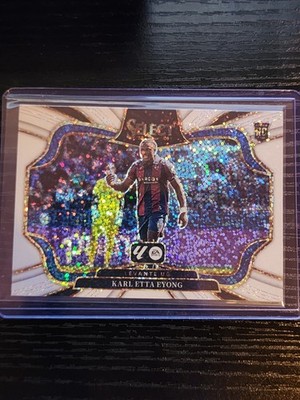 2025-26 Panini Select La Liga Karl Etta Eyong RC White Sparkle Rookie Levante UD