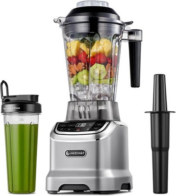 Professional 1800W Blender, Quiet, 63oz Pitcher, Ice Crush, Smoothies