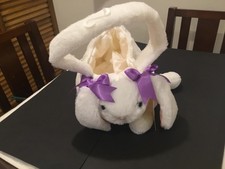 Plush, Cute Fluffy Easter Basket NWT