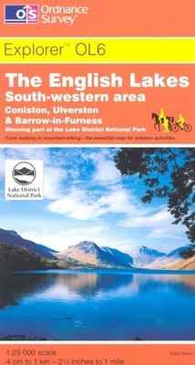The English Lakes: South Eastern Area (Explorer Maps), Ordnance Survey, Used; Ve