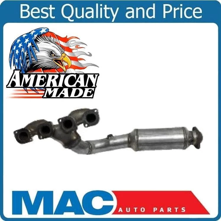 Convertidor catalítico colector lateral pasajeros BMW 545i 745i 2004-2005 EE. UU. Foto 2 de 4