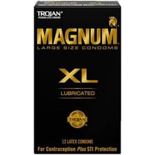 Lubricated Magnum Condoms XL Large Size - 12 Count  Free  Fast Shipping